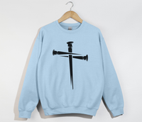 Load image into Gallery viewer, Nail Cross Design - Women&#39;s Light Sweatshirt
