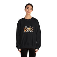 Load image into Gallery viewer, Fall for Jesus Sweatshirt, He Never Leaves, Christian Unisex Faith Pullover
