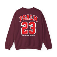 Load image into Gallery viewer, Psalm 23 Back Print Crewneck Sweatshirt