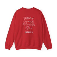 Load image into Gallery viewer, Motherhood is Kingdom Work and my Ministry - Christian Sweatshirt for Mom
