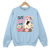 Load image into Gallery viewer, You Can't Scare Me Jesus Is My Boo - Funny Halloween Top, Autumn Women's Sweatshirt