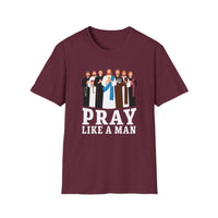 Load image into Gallery viewer, Pray Like A Man, Christian Saints T-shirt, Jesus and Disciples, Faith Shirt, Catholic Easter Church Gift for Men
