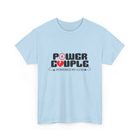 Load image into Gallery viewer, Power Couple - Powered by God Valentine&#39;s Day matching shirts
