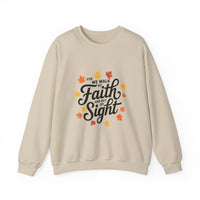 Load image into Gallery viewer, Walk By Faith Not By Sight - Women&#39;s Sweatshirt
