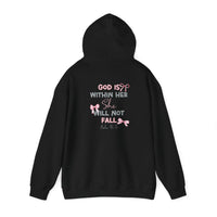 Load image into Gallery viewer, God is Within her, She will not fall - Hoodie

