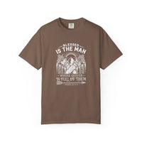 Load image into Gallery viewer, Blessed Is the Man Whose Quiver Is Full of Them Shirt - Bible Verse Men's Tee