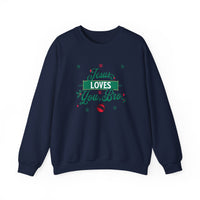 Load image into Gallery viewer, Jesus Loves You Bro, Christmas Sweatshirt, Funny Christian Gift, Holiday Shirt, Xmas Shirt