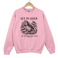 Load image into Gallery viewer, Get In Loser We're Doing God's Will, Jonah and the Whale, Christian Humor, Floral Christian Shirt, Funny Bible Verse Gift