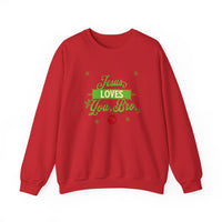 Load image into Gallery viewer, Jesus Loves You Bro, Christmas Sweatshirt, Funny Christian Gift, Holiday Shirt, Xmas Shirt