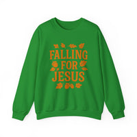 Load image into Gallery viewer, Falling for Jesus - Fall themed Unisex Sweatshirt
