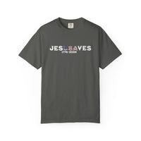 Load image into Gallery viewer, Jesus Saves - Patriotic Comfort Colors Men's Tee