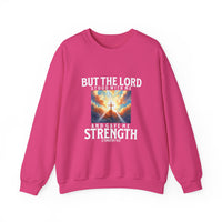 Load image into Gallery viewer, Christian Strength Sweatshirt, 2 Timothy 4:17, Bible Verse, Unisex Faith Shirt, But the Lord Stood with Me