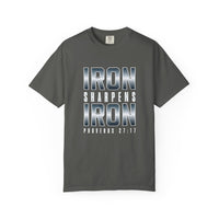 Load image into Gallery viewer, Iron Sharpens Iron - Christian Men Comfort Colors Tee