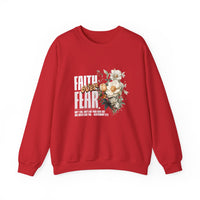 Load image into Gallery viewer, Faith Over Fear, Women's Floral Shirt, Christian Sweatshirt, Bible Verse Gift, Faith Shirt