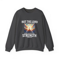Load image into Gallery viewer, Christian Strength Sweatshirt, 2 Timothy 4:17, Bible Verse, Unisex Faith Shirt, But the Lord Stood with Me
