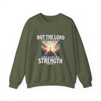 Load image into Gallery viewer, Christian Strength Sweatshirt, 2 Timothy 4:17, Bible Verse, Unisex Faith Shirt, But the Lord Stood with Me