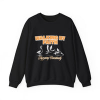 Load image into Gallery viewer, Walking by Faith, Tripping Constantly Sweatshirt, Christian Crewneck, Religious Pullover, Christian Gift, Religious Clothing
