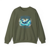 Load image into Gallery viewer, Isaiah 43:2, When You Go Through Deep Waters, Faith Sweatshirt, Bible Verse Shirt, Whale Shirt