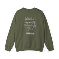 Load image into Gallery viewer, Motherhood is Kingdom Work and my Ministry - Christian Sweatshirt for Mom
