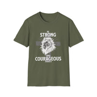 Load image into Gallery viewer, Be Strong And Courageous - Christian Men Shirt