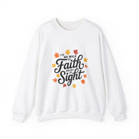Load image into Gallery viewer, Walk By Faith Not By Sight - Women&#39;s Sweatshirt
