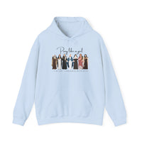 Load image into Gallery viewer, Pray Like a Girl Hoodie with Names
