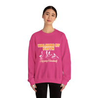 Load image into Gallery viewer, Walking by Faith, Tripping Constantly Sweatshirt, Christian Crewneck, Religious Pullover, Christian Gift, Religious Clothing

