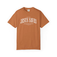Load image into Gallery viewer, Jesus Saves - John 3:16 Scripture Comfort Colors Tee
