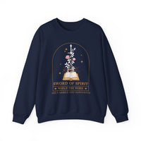 Load image into Gallery viewer, She's Armed and Dangerous, Sword of the Spirit, Christian Women's Sweatshirt, Bible Verse Shirt