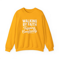 Load image into Gallery viewer, Walking by Faith - Tripping Constantly Sweatshirt
