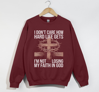 Load image into Gallery viewer, Faith In God, No Matter What -  Christian Sweatshirt
