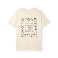 Load image into Gallery viewer, Even In The Chaos His Grace Still Finds Me Shirt - Christian Woman Shirt