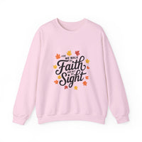 Load image into Gallery viewer, Walk By Faith Not By Sight - Women&#39;s Sweatshirt
