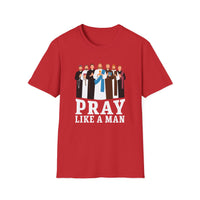 Load image into Gallery viewer, Pray Like A Man, Christian Saints T-shirt, Jesus and Disciples, Faith Shirt, Catholic Easter Church Gift for Men