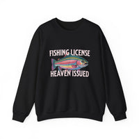 Load image into Gallery viewer, Fishing License - Heaven Issued Sweatshirt
