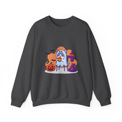 Cat Drinking Tea Sweatshirt