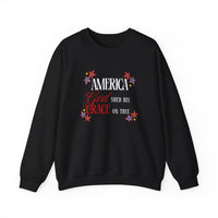 Load image into Gallery viewer, America God Shed His Grace, Patriotic Christian Shirt,  4th of July Shirt, Jesus Sweatshirt