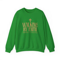 Load image into Gallery viewer, Walking by Faith Tripping Constantly, Funny Christian Sweatshirt, Gift for Christian, Religious Sweater
