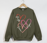 Load image into Gallery viewer, Faith Love Hope - Christian Sweatshirt
