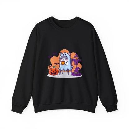 Cat Drinking Tea Sweatshirt