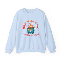 Load image into Gallery viewer, This Little Light of Mine, Mental Health Sweatshirt, Emotional Dumpster Fire Shirt, Funny Sweatshirt
