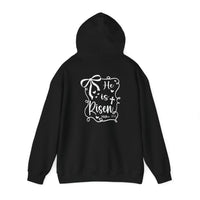 Load image into Gallery viewer, He Is Risen - Easter Hoodie Back and Front Print
