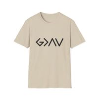Load image into Gallery viewer, God is Greater than the Highs and Lows Unisex Softfeel 100% Cotton Tee Shirt
