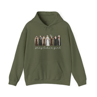 Load image into Gallery viewer, Pray Like a Girl - Catholic Women of Faith Hoodie