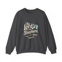 Load image into Gallery viewer, The Lord Is My Shepherd - Women&#39;s Dark Sweatshirt
