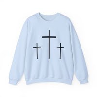 Load image into Gallery viewer, Easter Sweatshirt, Cross Shirt, Resurrection Christian Faith, Jesus Shirt