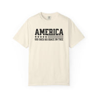 Load image into Gallery viewer, God Shed His Grace On Thee - Patriotic Comfort Colors Men's Tee