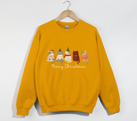 Load image into Gallery viewer, Meowy Christmas Cat Lover Sweatshirt
