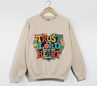 Load image into Gallery viewer, Trust In The Lord With All Your Heart - Christian Sweatshirt
