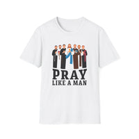 Load image into Gallery viewer, Pray Like A Man, Christian Saints T-shirt, Jesus and Disciples, Faith Shirt, Catholic Easter Church Gift for Men